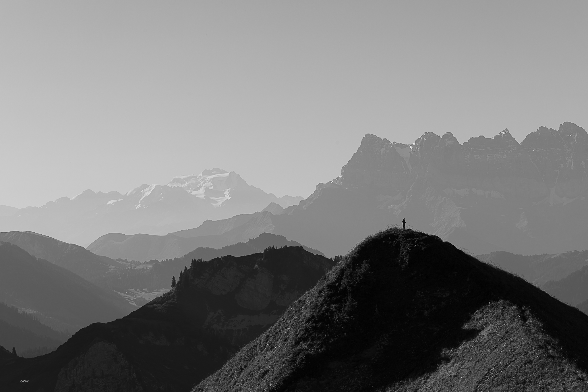 Du Col de Foley N&B