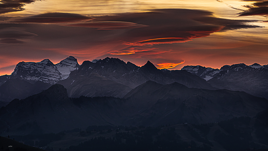 Aube depuis le Semnoz 2