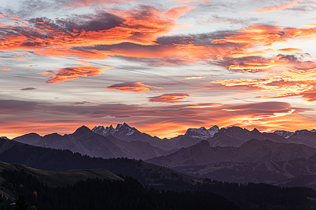 Aube depuis le Semnoz 3