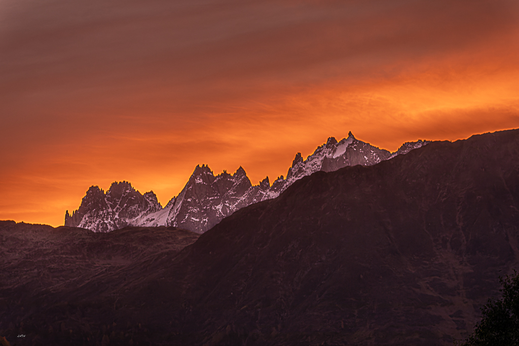 Aube depuis le Semnoz 1