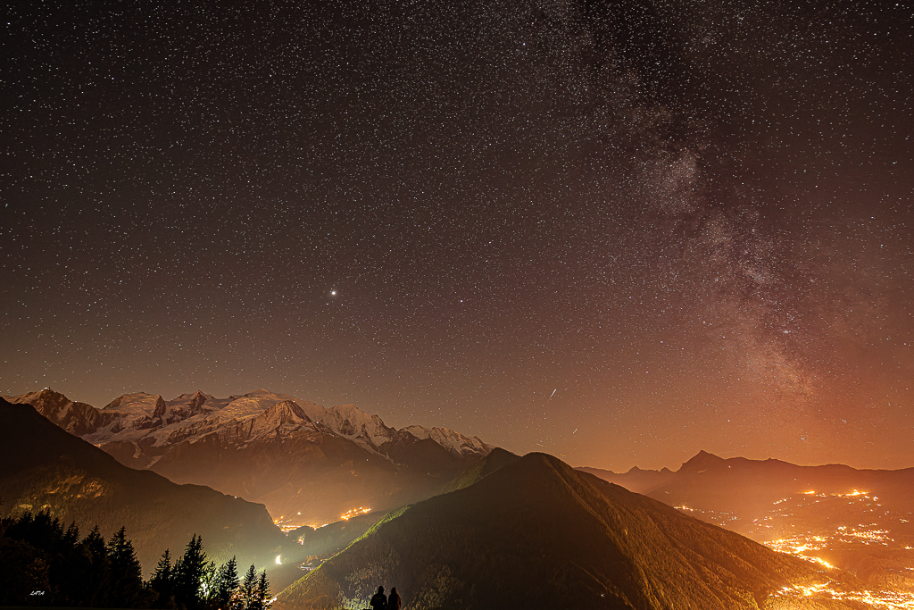 Romance étoilées face au Mont-Blanc 